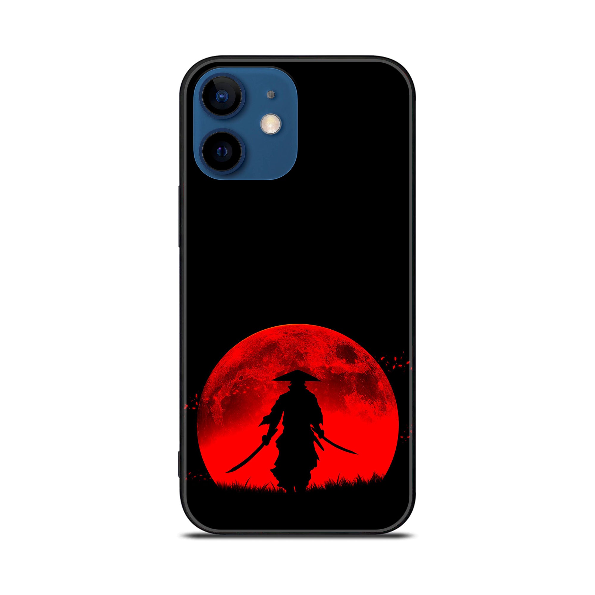 iPhone 12 Mini Ninja Series  Premium Printed Glass soft Bumper shock Proof Case