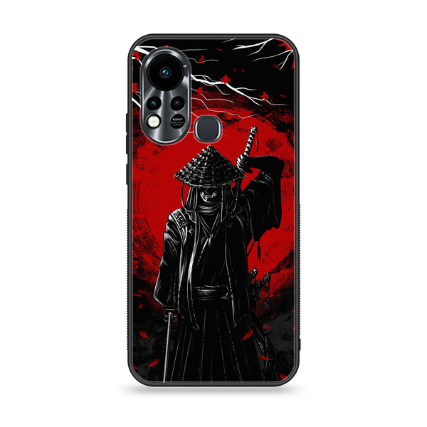 infinix Hot 11S  Ninja  Series  Design 6 Premium Printed Glass soft Bumper shock Proof Case CS-23777