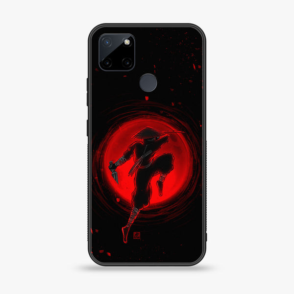 Realme C21Y  -Ninja  Series - Premium Printed Glass soft Bumper shock Proof Case