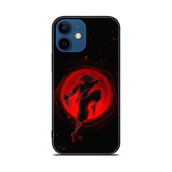 iPhone 12 Mini Ninja Design 5   Premium Metal Printed soft Bumper shock Proof Case CS-38961