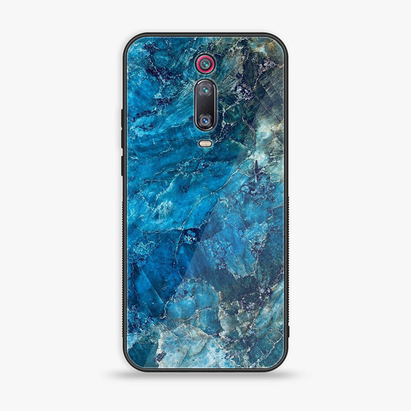Xiaomi Redmi K20 Pro - Blue Marble Series - Premium Printed Glass soft Bumper shock Proof Case