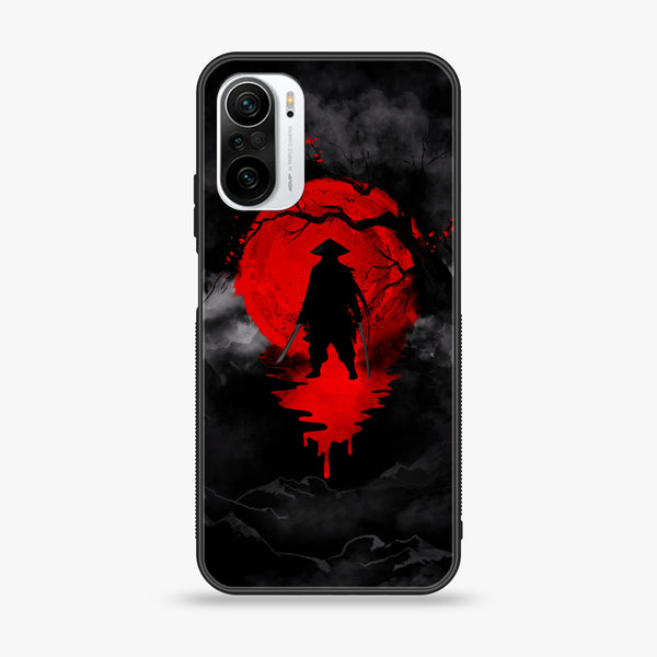 Xiaomi Poco F3 - Ninja Design 3- Premium Printed Glass soft Bumper shock Proof Case CS-12657