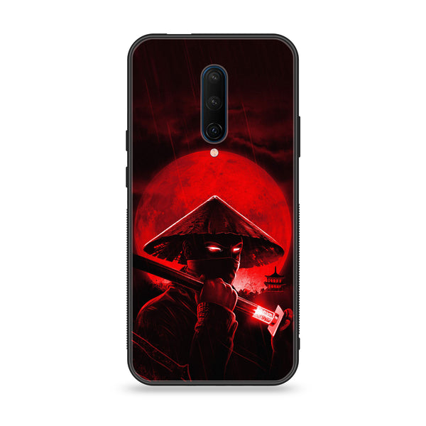 OnePlus 7 Pro - Ninja Design 2 - Premium Printed Glass soft Bumper shock Proof Case CS-9548