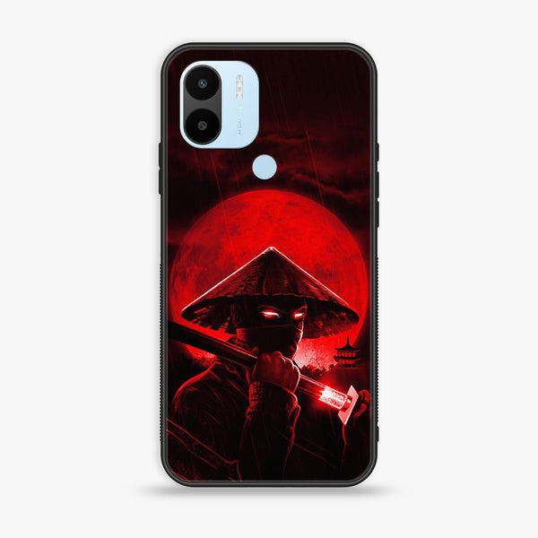 Xiaomi Redmi A1 Plus/A2 Plus - Ninja Design 2 - Premium Printed Glass soft Bumper shock Proof Case CS-10174