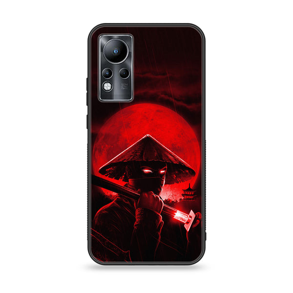 Infinix Note 11 - Ninja  Design 2 - Premium Printed Glass soft Bumper shock Proof Case CS-20648