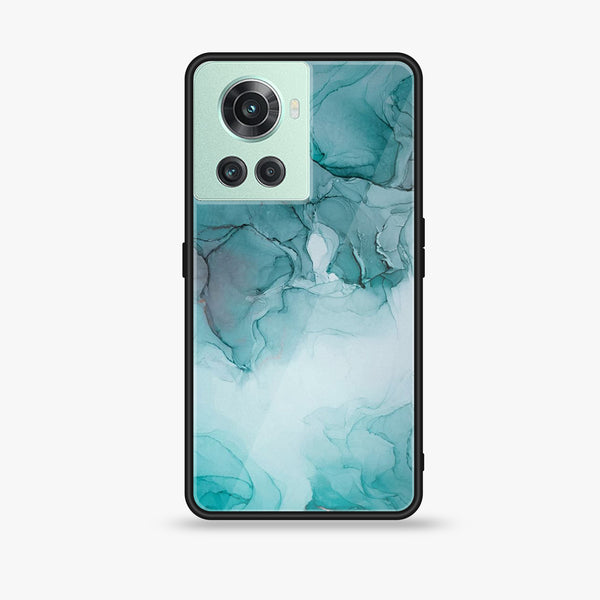 OnePlus 10R   Blue Marble  Design 3 Premium Metal Printed soft Bumper Shock Proof Case  CS-29076