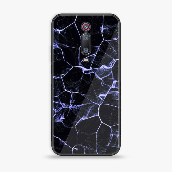 Xiaomi Redmi K20 Pro - Black Marble Series - Premium Printed Glass soft Bumper shock Proof Case