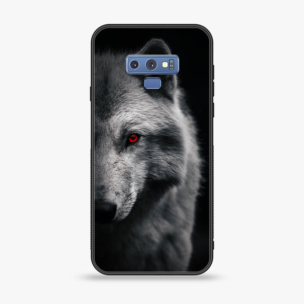 Samsung Galaxy Note 9 - Wolf Design 10  - Premium Printed Glass soft Bumper shock Proof Case CS-24574