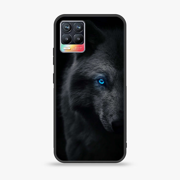 Realme 8 / Realme 8 Pro - Wolf  Design 9  - Premium Printed Glass soft Bumper shock Proof Case  CS-25331