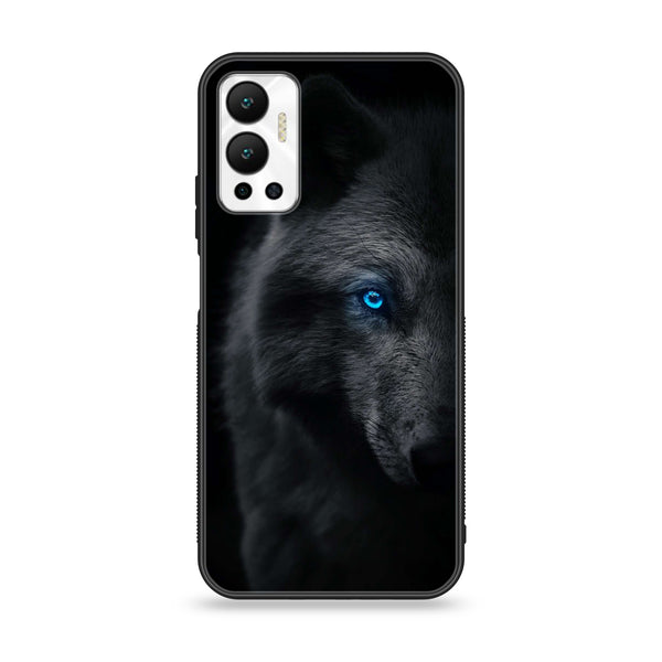 Infinix Hot 12 Play - Wolf Design 9- Premium Printed Glass soft Bumper shock Proof Case CS-18596 CS-18597