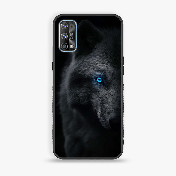 Realme 7 Pro - Wolf Design 9 - Premium Printed Glass soft Bumper shock Proof Case CS-20871