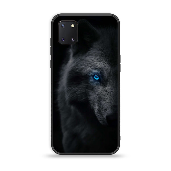 Samsung Galaxy Note 10 Lite  Design 9 - WOLF Series - Premium Printed Glass soft Bumper shock Proof Case CS-23300