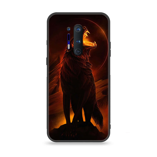 OnePlus 8 Pro - Wolf Series  Design 6 - Premium Printed Glass soft Bumper shock Proof Case CS-19338