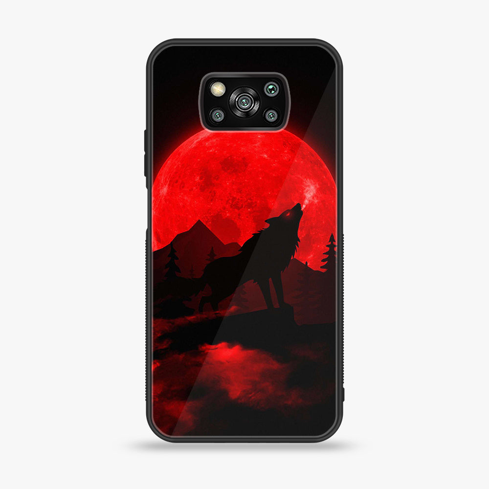 Xiaomi Poco X3 Pro - Wolf Series - Premium Printed Glass soft Bumper shock Proof Case