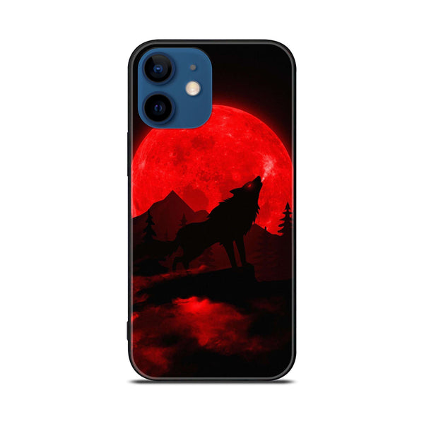 iPhone 11 Wolf Design 5 Premium Printed Glass soft Bumper shock Proof Case CS-20687