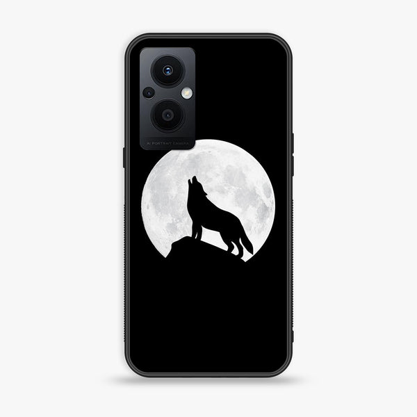 OnePlus N20/ F21 Pro 5g/ Reno 7Z - Wolf Design 3 - Premium Metal Printed soft Bumper Shock Proof Case CS-19234