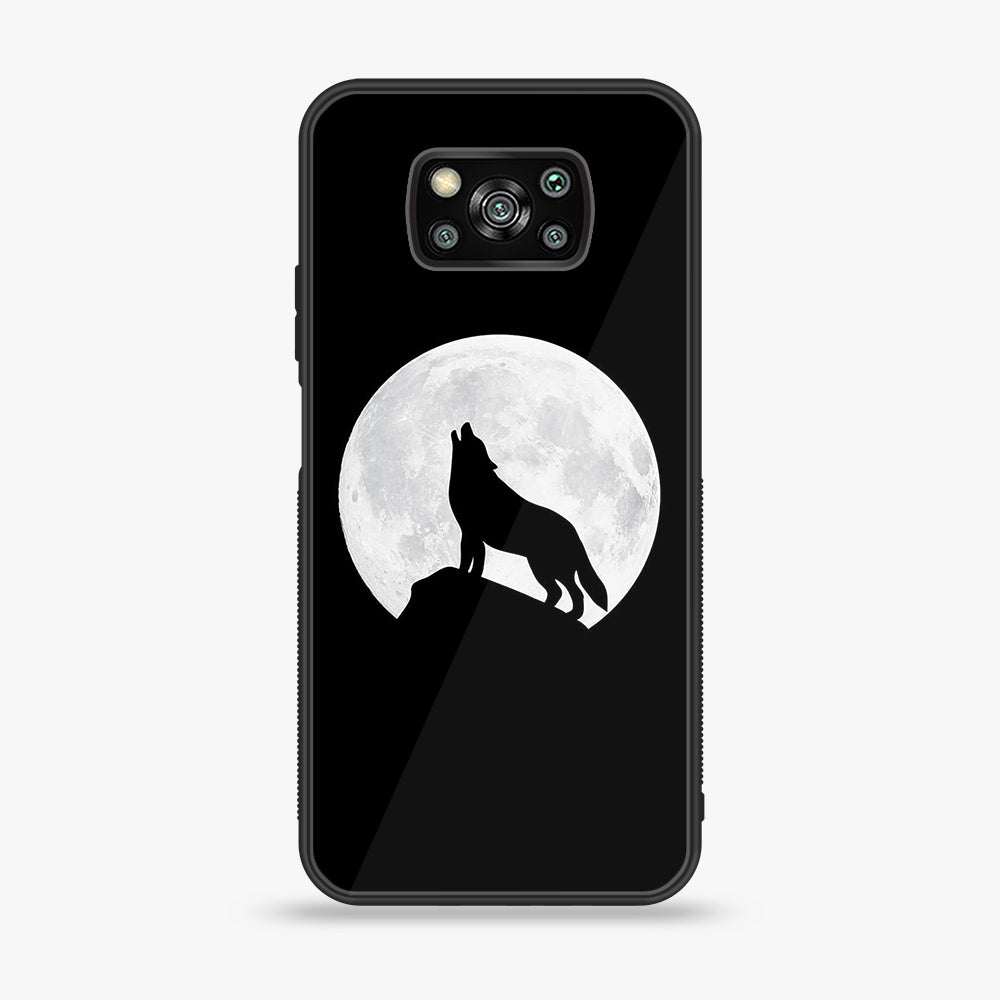 Xiaomi Poco X3 - Wolf Series - Premium Printed Glass soft Bumper shock Proof Case