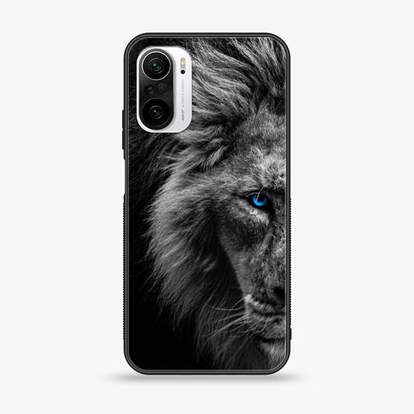 Xiaomi Poco F3 - Tiger Art Design 1- Premium Printed Glass soft Bumper shock Proof Case CS-45432