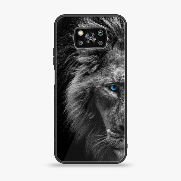 Xiaomi Poco X3 - Tiger  Design 8 - Premium Printed Glass soft Bumper shock Proof Case CS-19761