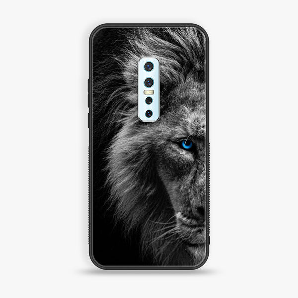 VIVO V17 PRO  - Tiger Art Design 8 - Premium Printed Glass soft Bumper shock Proof Case CS-21089