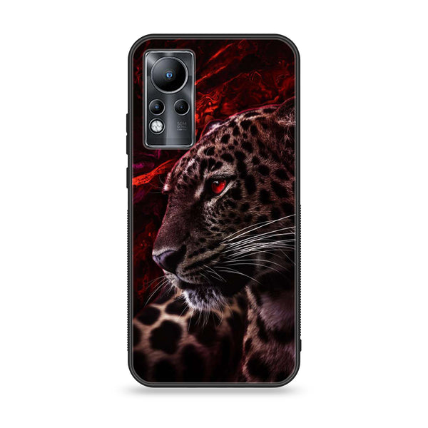 Infinix Note 11/ Note 12 G88   - Tiger Art Design 5 - Premium Printed Glass soft Bumper shock Proof Case CS-8286