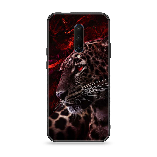 OnePlus 7 Pro - Tiger Art Design 5 - Premium Printed Glass soft Bumper shock Proof Case CS-20664