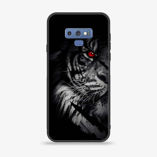 Samsung Galaxy Note 9 - Tiger Art design 10 - Premium Printed Glass soft Bumper shock Proof Case CS-26029