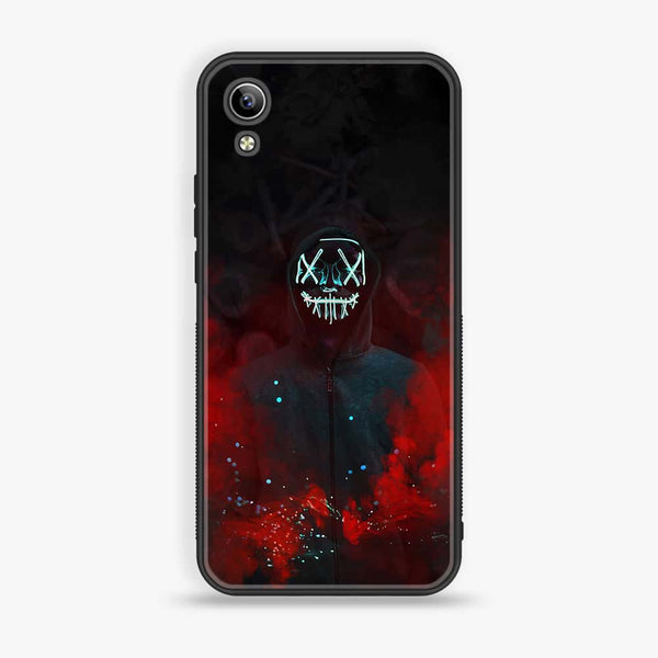 Vivo Y91C - Anonymous 2.0  Series - Premium Printed Glass soft Bumper shock Proof Case