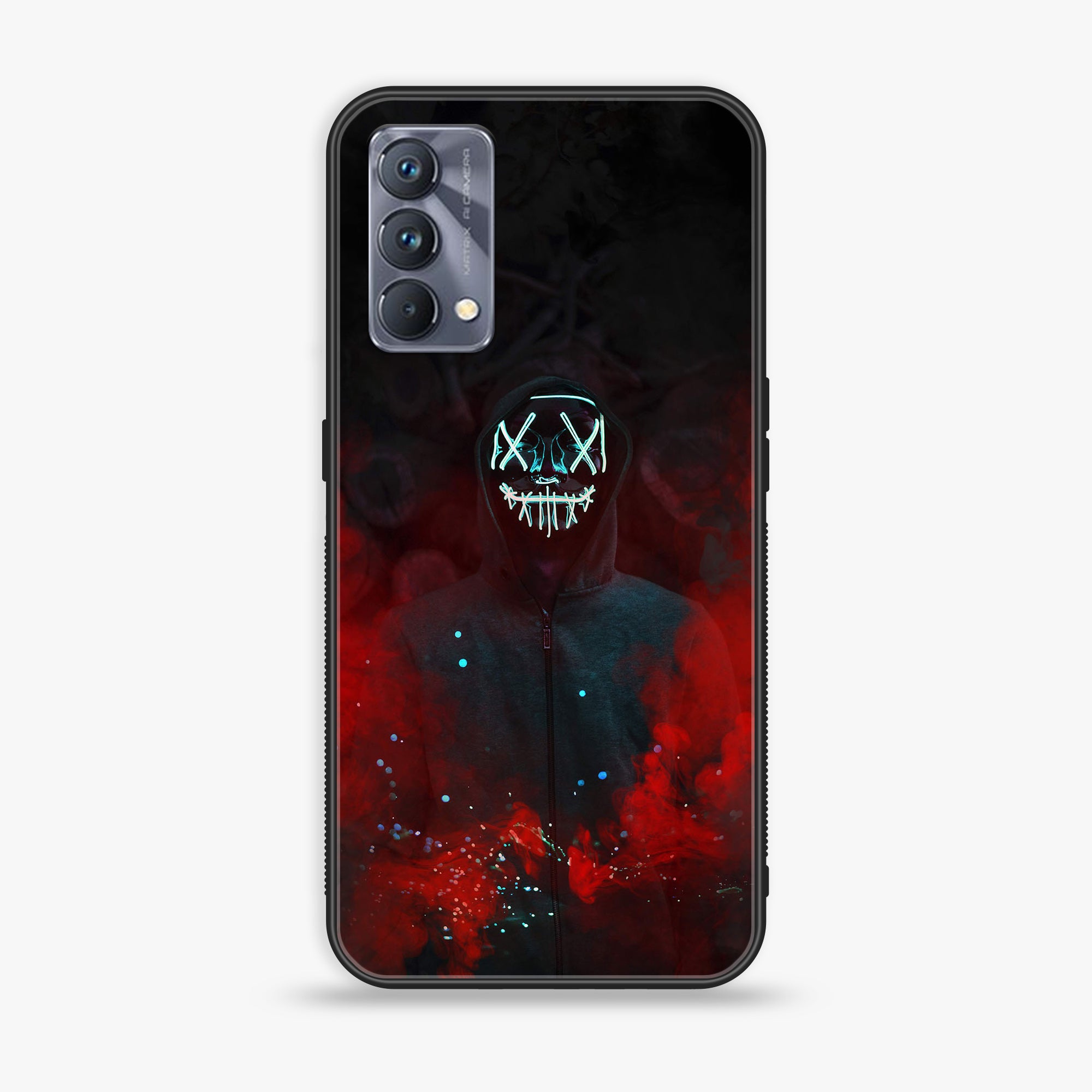 Realme GT Master Edition  Anonymous 2.0 Series  Premium Printed Glass soft Bumper shock Proof Case