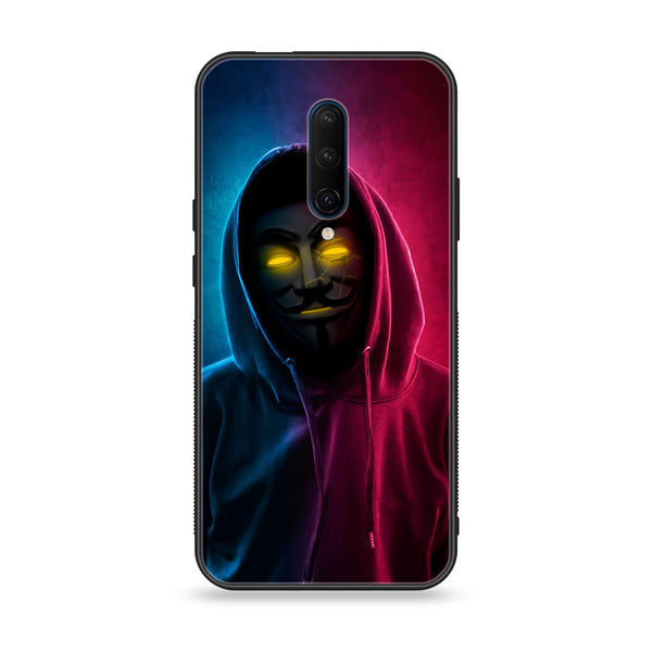 OnePlus 7 Pro - Anonymous 2.0 Design 2 - Premium Printed Glass soft Bumper shock Proof Case CS-9530