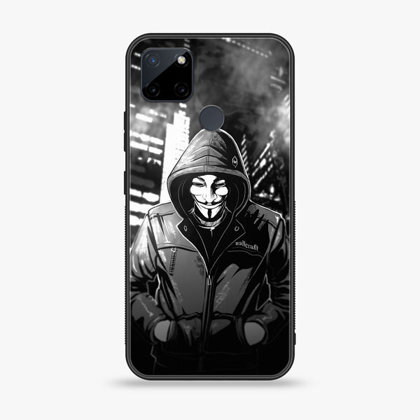 Realme C21Y / C25Y  -Anonymous 2.0 - Premium Printed Glass soft Bumper shock Proof Case CS-15340