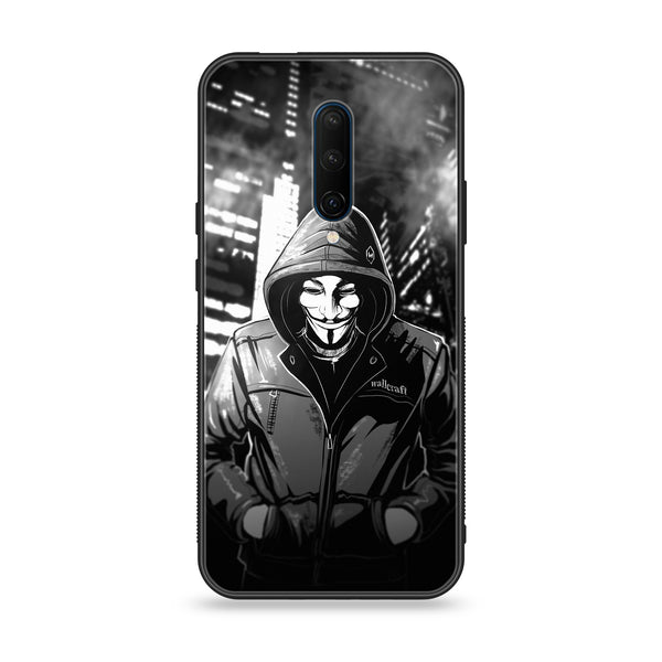 OnePlus 7 Pro - Anonymous 2.0 Series - Premium Printed Glass soft Bumper shock Proof Case