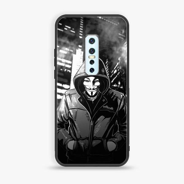 VIVO V17 PRO  - Anonymous 2.0 Series - Premium Printed Glass soft Bumper shock Proof Case