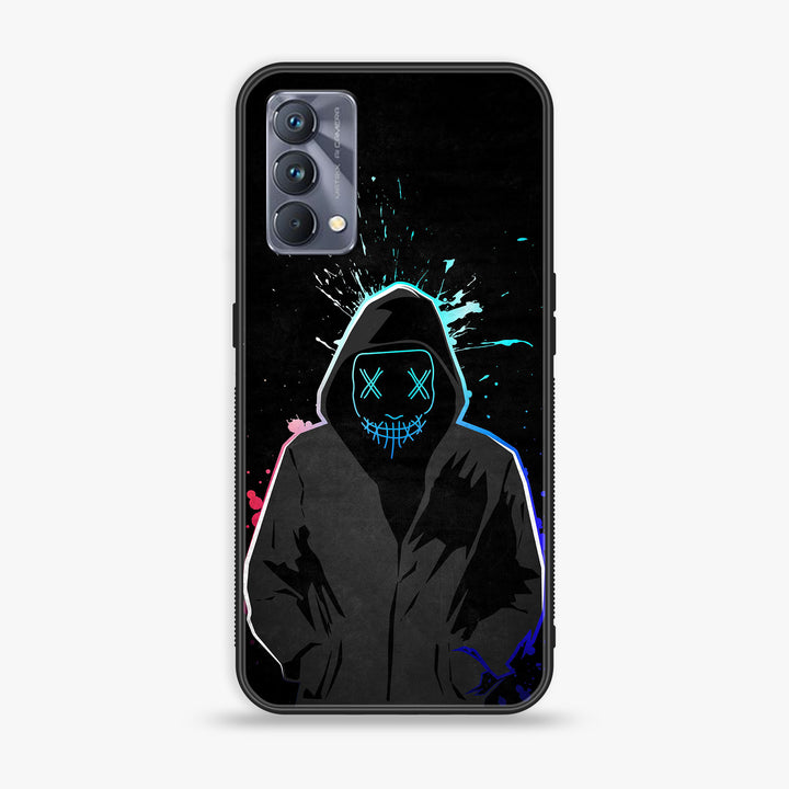 Realme GT Master Edition  Anonymous 2.0 Design 8   Premium Printed Glass soft Bumper shock Proof Case CS-37744
