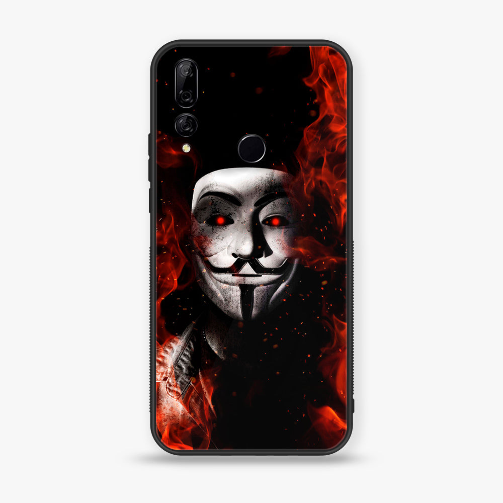 Huawei Y9 Prime (2019) - Anonymous 2.0 - Premium Printed Glass soft Bumper shock Proof Case