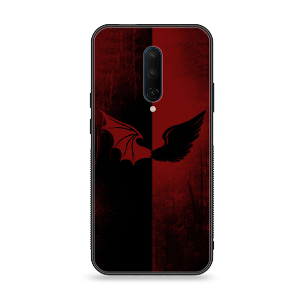 OnePlus 7 Pro - Angel wings 2.0 Design 6 - Premium Printed Glass soft Bumper shock Proof Case CS-22865