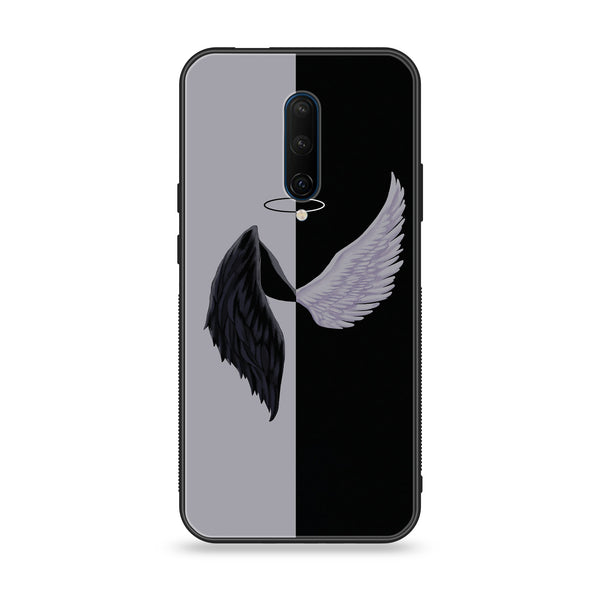 OnePlus 7 Pro - Angel wings 2.0 Design 5 - Premium Printed Glass soft Bumper shock Proof Case  CS-25675