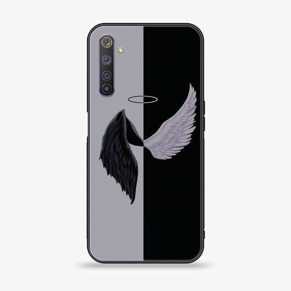 Realme 6 Pro - Angel Wings 2.0 Design 5 - Premium Printed Glass soft Bumper shock Proof Case CS-19643