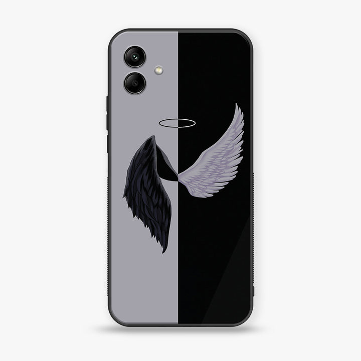 Samsung Galaxy A04 - Angel Wings 2.0 Design 5 - Premium Printed Glass soft Bumper shock Proof Case CS-45027 CS-21520