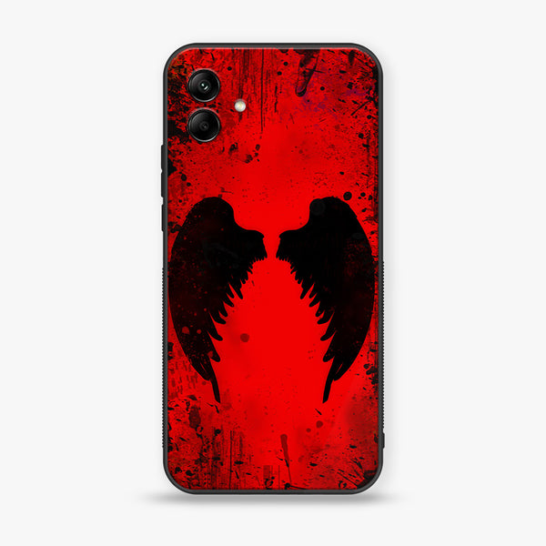 Samsung Galaxy A04 - Angel Wings 2.0 Design 3- Premium Printed Glass soft Bumper shock Proof Case CS-12260