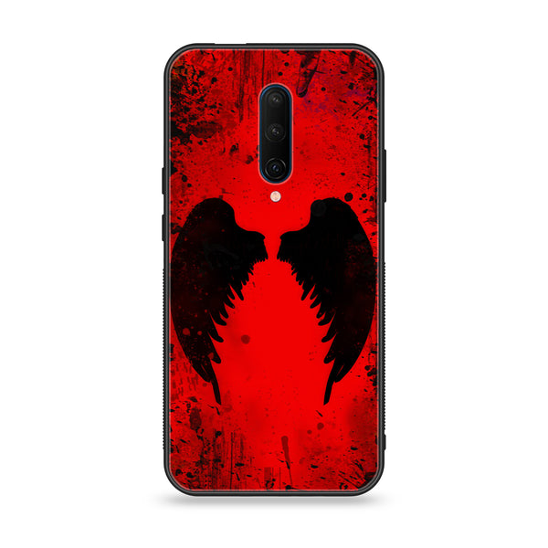 OnePlus 7 Pro - Angel wings 2.0 Design 3 - Premium Metal Printed soft Bumper Shock Proof Case CS-17230
