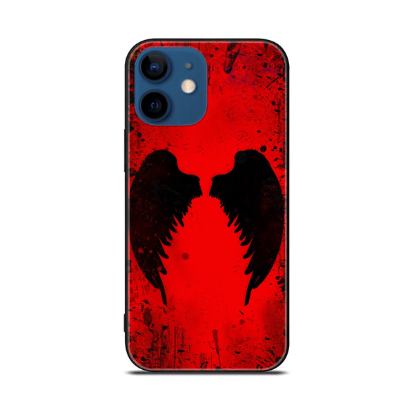 iPhone 11 Angel Wing 2.0  Design 3 Premium Printed Glass soft Bumper shock Proof Case CS-15756 CS-26280