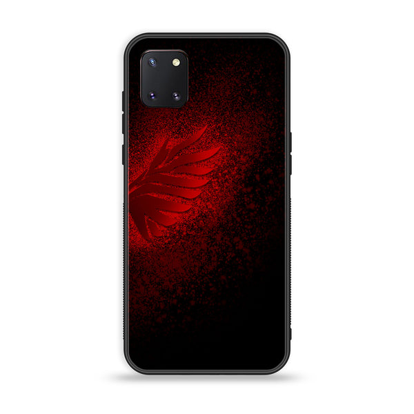 Samsung Galaxy Note 10 Lite - Angel Wing 2.0 Design 2  - Premium Printed Glass soft Bumper shock Proof Case  CS-25597