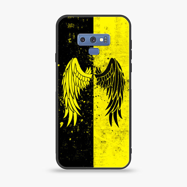 Samsung Galaxy Note 9 - Angel Wings 2.0 Design 1 - Premium Printed Glass soft Bumper shock Proof Case CS-17961 CS-18149  CS-21748