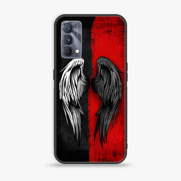 Realme GT Master Edition Angel Wings 2.0 Series  Premium Printed Glass soft Bumper shock Proof Case