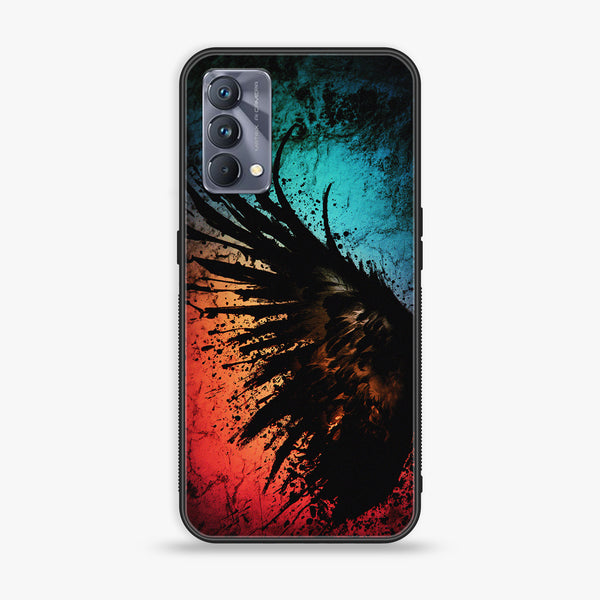 Realme GT Master Edition Angel Wings 2.0 Design 9 Premium Printed Glass soft Bumper shock Proof Case CS-14210