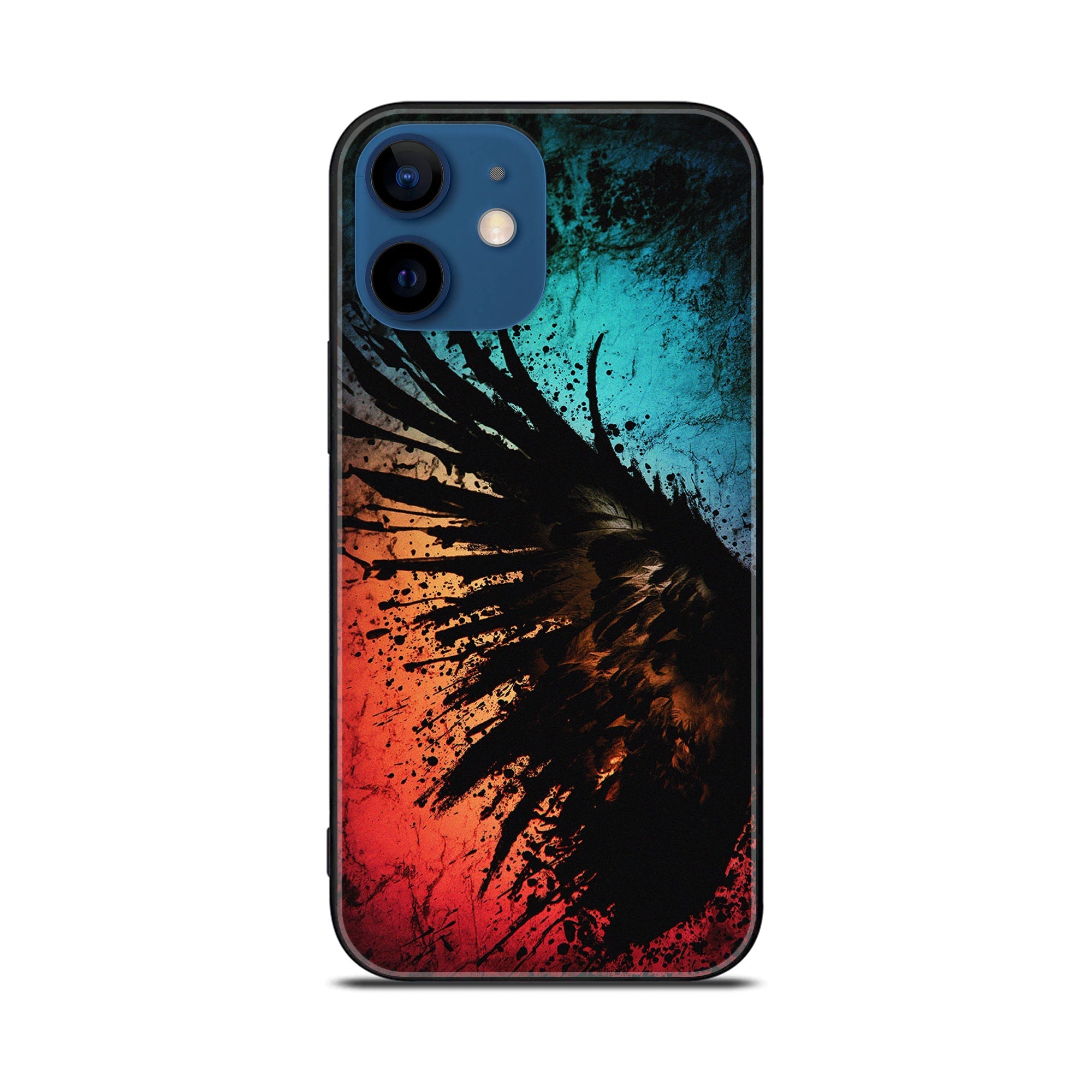 iPhone 11 Angel Wing 2.0  Series  Premium Printed Glass soft Bumper shock Proof Case