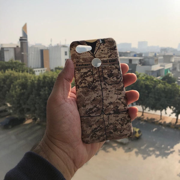 Google Pixel 3 Army Costume With Name Kashaan Case CS-21266