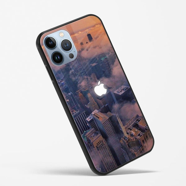 iPhone 11 Pro - Apple Logo Design 4 - Premium Printed Glass soft Bumper shock Proof Case CS-36951