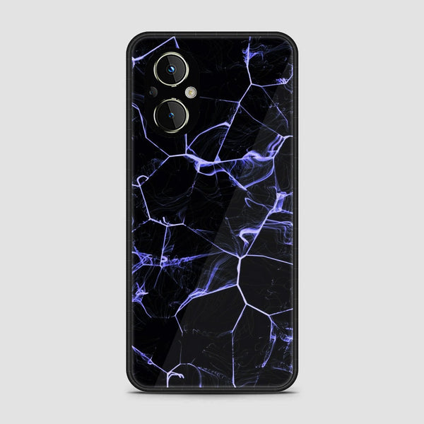 OnePlus Nord N20 5G- Black Marble Series Design 10  - Premium Metal Printed soft Bumper Shock Proof Case CS-19473